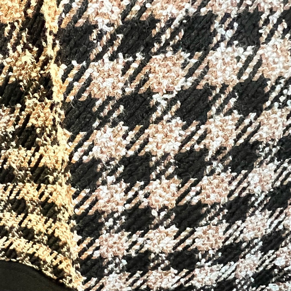 Kasper Brown and White Checkered Blazer NWT Women’s Size 4 - Picture 4 of 11